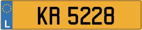 Truck License Plate